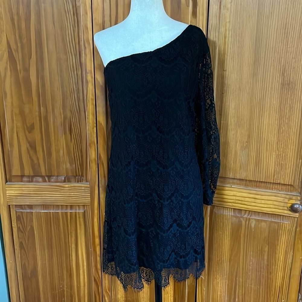 Gentle Fawn Lace One Shoulder Dress